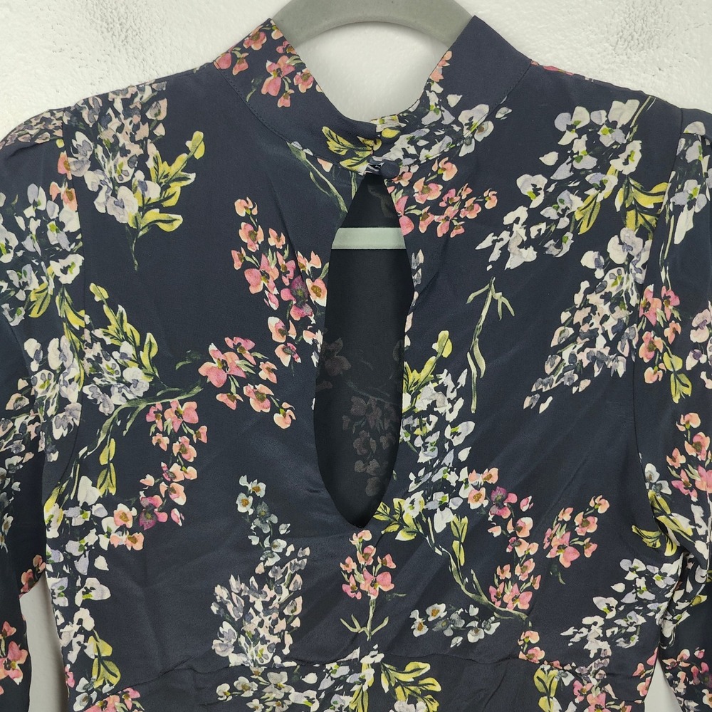 Stone Cold Fox Black Floral Long Sleeve Dress - Picture 4 of 9